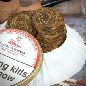 Peterson De Luxe Navy Rolls Pipe Tobacco - 50g Tin