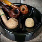 3 Pipe Ashtray Gloss Black