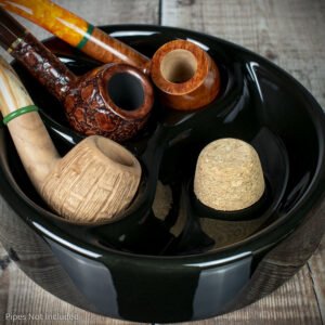 3 Pipe Ashtray Gloss Black