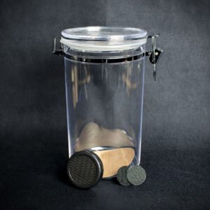 Acrylic Cigar Humidor Jar - 22 Cigars