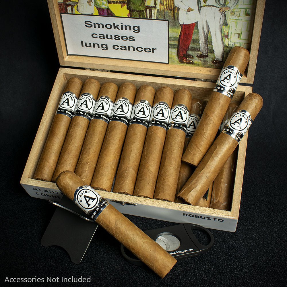 Aladino Connecticut Robusto Cigars - Box of 20