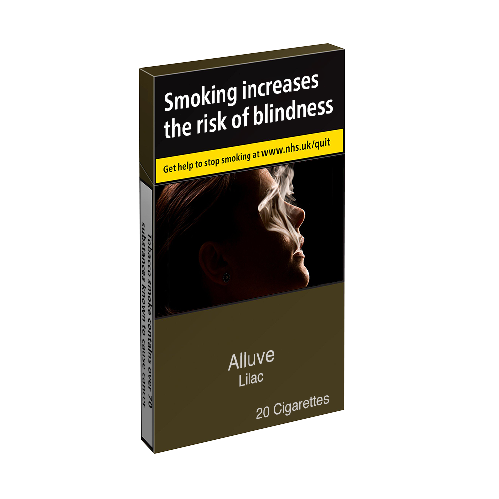 Alluve Lilac Superslims - 20 Cigarettes