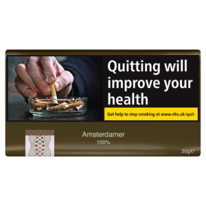 Amsterdamer 100% Additive Free Hand Rolling Tobacco - 30g Pouch