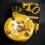 Arturo Fuente Hands of Time Ashtray - Yellow + Short Story Cigar