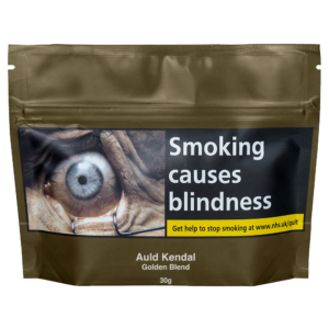 Auld Kendal Pre Packed Golden Blend Hand Rolling Tobacco - 30g