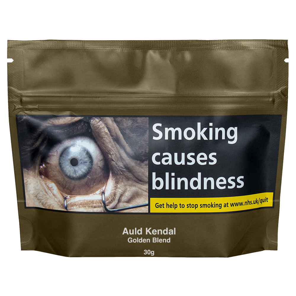 Auld Kendal Pre Packed Golden Blend Hand Rolling Tobacco - 30g