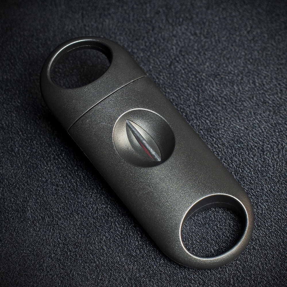 Black Plastic Cigar V Cutter