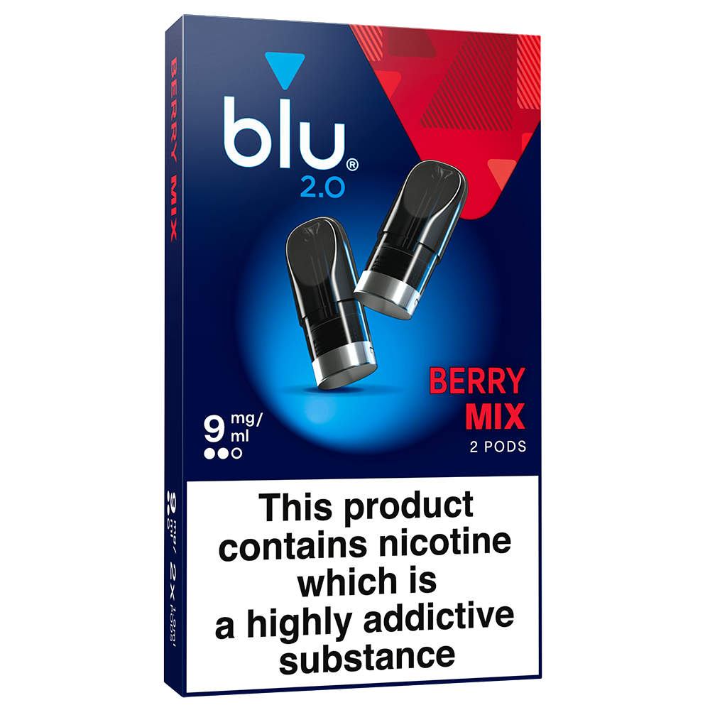 Blu 2.0 Berry Mix Vape Pods 9mg/ml 2 Pack
