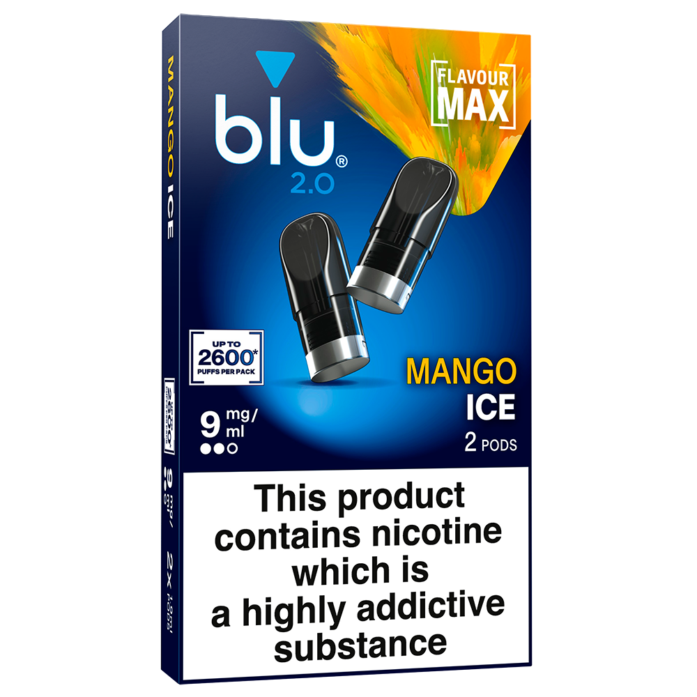 Blu 2.0 Mango Ice Vape Pods 9mg/ml 2 Pack