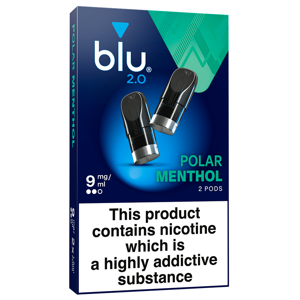 Blu 2.0 Polar Menthol Vape Pods 9mg/ml 2 Pack