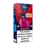blu box kit Recharchable Device + Strawberry Ice Vape Pod 2ml 20mg/ml Nicotine