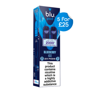 Blu Pre-Filled Replacement Vape Pods 20mg/ml 2 Pack - Blueberry Ice