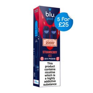 Blu Pre-Filled Replacement Vape Pods 20mg/ml 2 Pack - Strawberry Ice