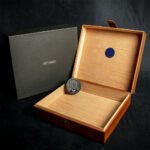 Brown Antique Leather Travel Humidor - 20 Cigars