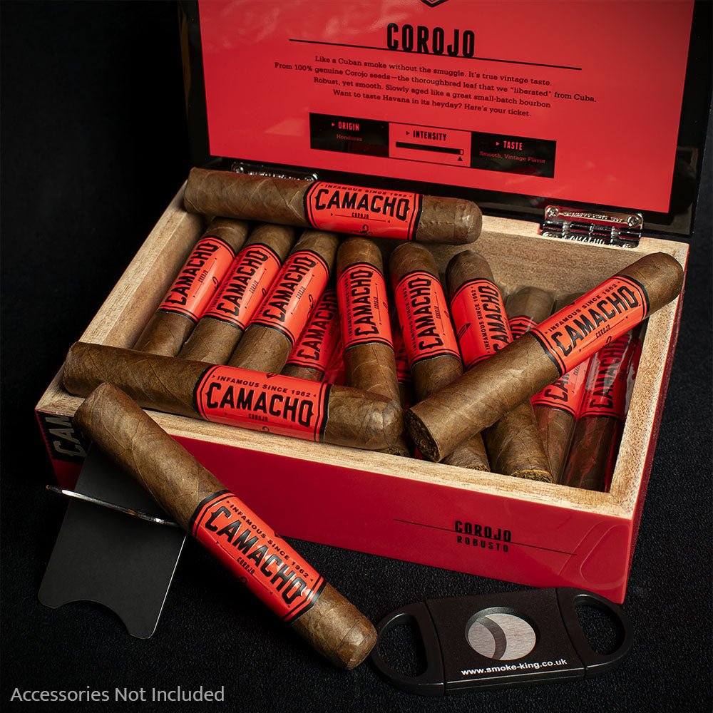 Camacho Corojo Robusto Cigars - Box of 20