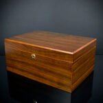 Cigar Humidor Walnut Veneer HU18 - 75 Cigar Capacity