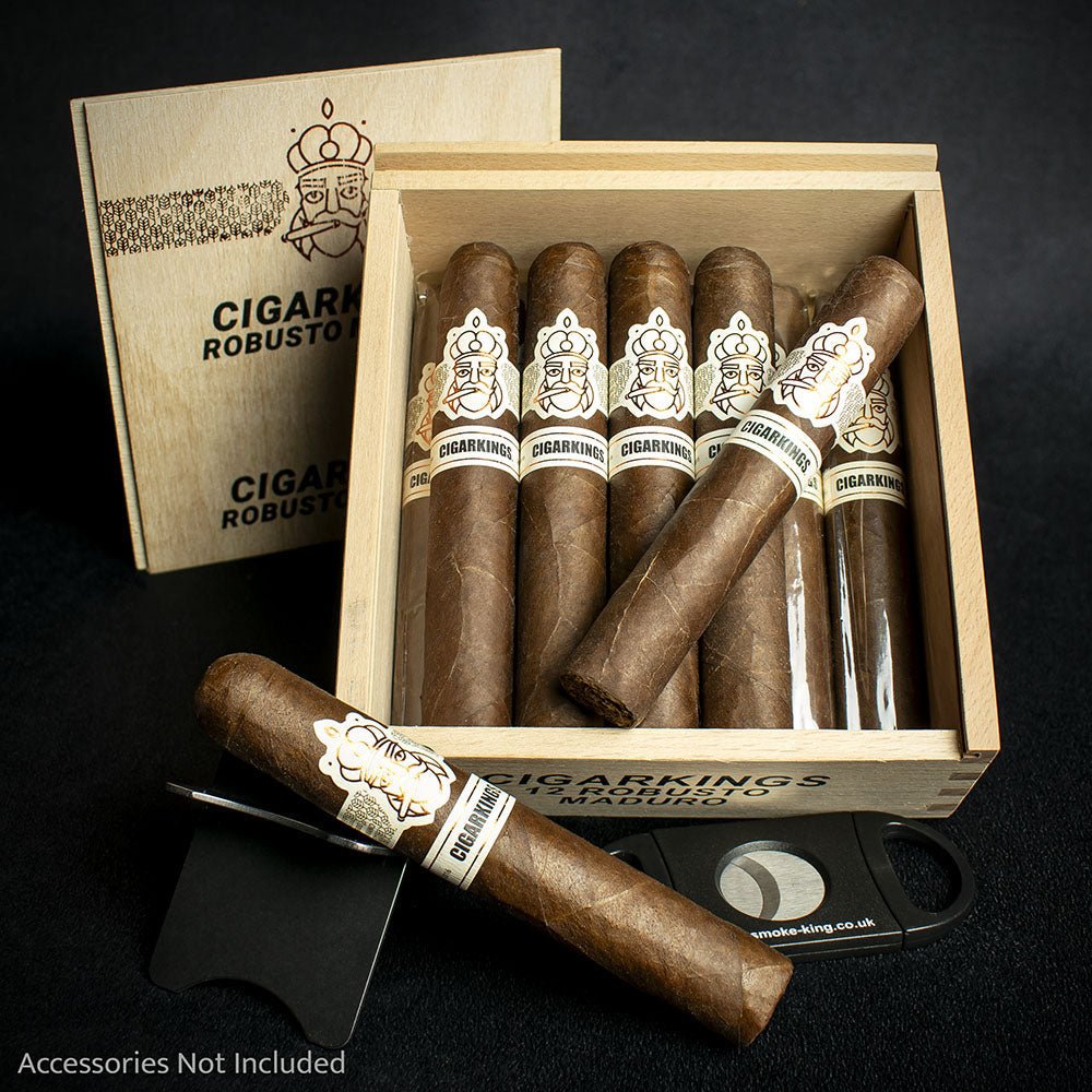Cigar Kings Maduro Robusto Cigars - Box of 12