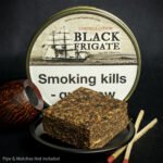 Cornell & Diehl Black Frigate Plug Pipe Tobacco (Rum) - 50g Tin