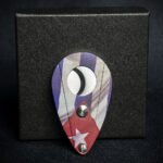 Cuban Flag Double Blade Guillotine Cigar Cutter