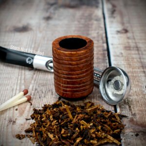 Falcon Pipe Bowl - Short Stack Chimney Lined