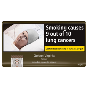 Golden Virginia Yellow Hand Rolling Tobacco - 30g Pouch