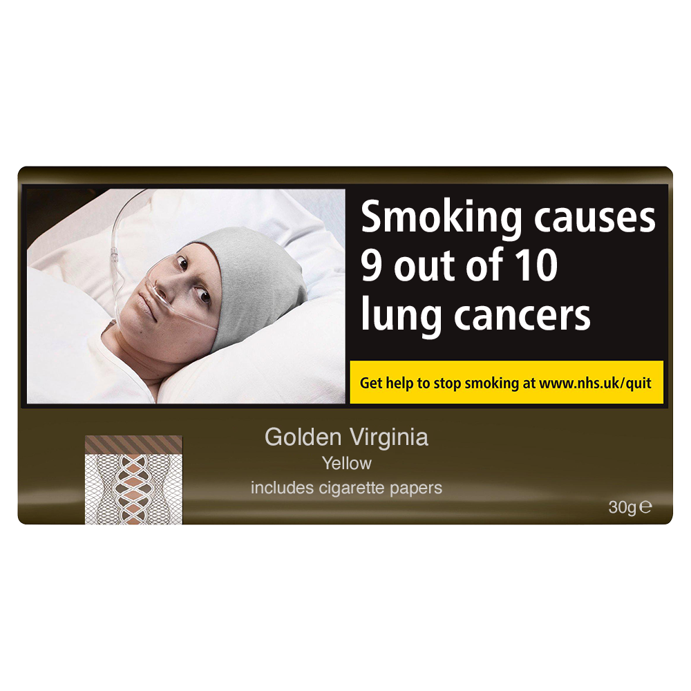 Golden Virginia Yellow Hand Rolling Tobacco - 30g Pouch