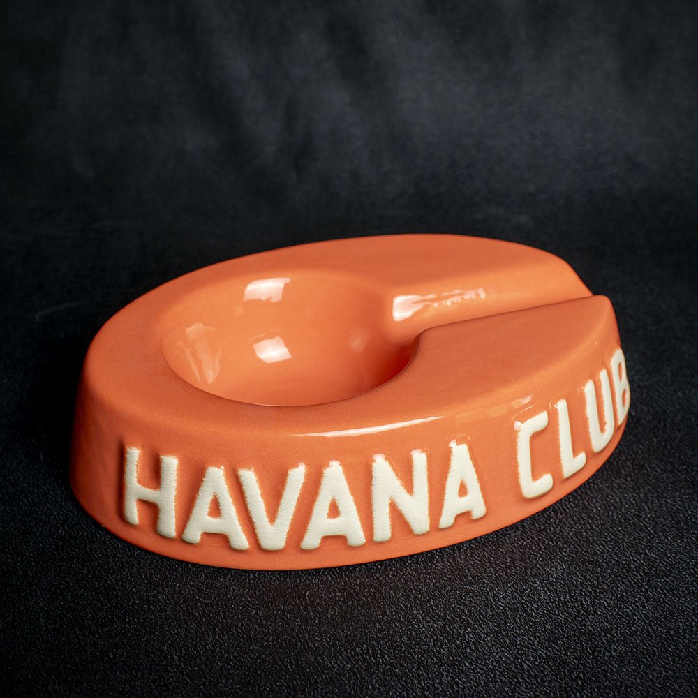 Havana Club Collection Ashtray - Egoista Single Cigar Ashtray - Orange