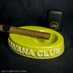Havana Club Collection Ashtray - El Chico Single Cigar Ashtray - Fennell Green
