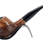 Jean Claude 9mm Filter Rustic Wave Briar Smoking Pipe - Shape 50