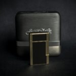 Jean Claude Dustin Cigarette Lighter - Black & Gold