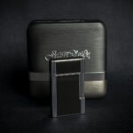 Jean Claude Dustin Cigarette Lighter - Chrome & Black