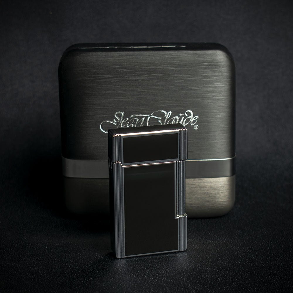 Jean Claude Dustin Cigarette Lighter - Chrome & Black