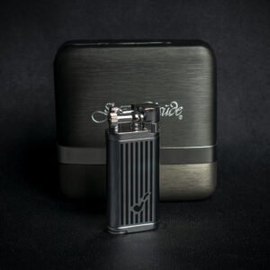 Jean Claude Oldie Pipe lighter - Chrome & Black