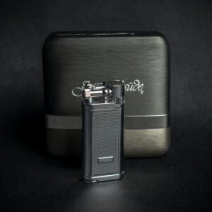 Jean Claude Oldie Pipe lighter - Chrome Diamond Cut