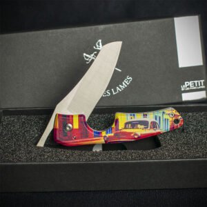 Les Fines Lames Le Petit Cigar Cutter & Knife - Havana Streets - Almendron