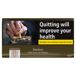 Marlboro Gold Fine Cut Hand Rolling Tobacco - 30g Pouch