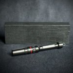 Matte Black Metal Cigar Drill Spike Nubber & Double Punch - Draw Enhancer Tool