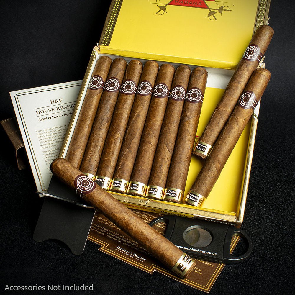 Montecristo No. 3 House Reserve 2015 Cuban Cigars (Aged & Rare 10 years) Limited Edition - Box of 10
