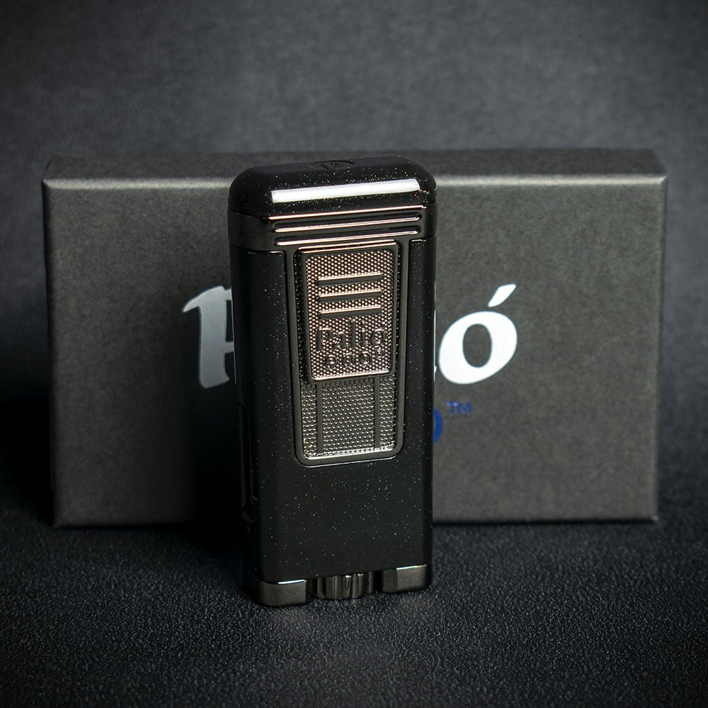 Palio Polaris Triple Flame Cigar Lighter - Black