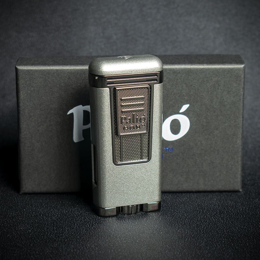 Palio Polaris Triple Flame Cigar Lighter - Silver