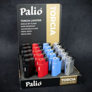Palio Torcia Single Jet Flame Lighter - Assorted Colours