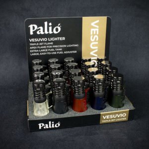 Palio Vesuvio Triple Jet Flame Lighter - Assorted Colours