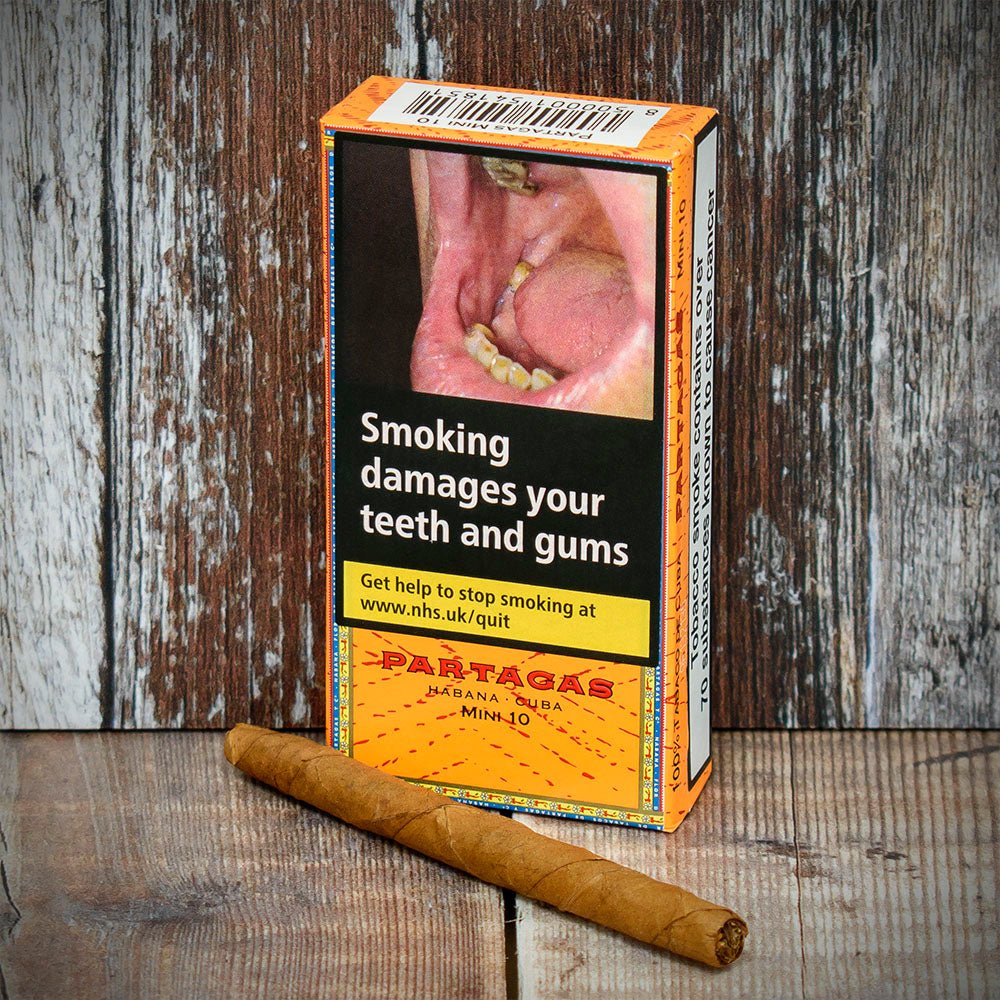 Partagas Mini Cuban Cigarillos - 10 Pack
