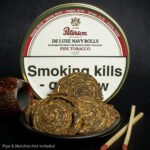 Peterson De Luxe Navy Rolls Pipe Tobacco - 50g Tin
