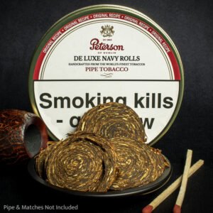 Peterson De Luxe Navy Rolls Pipe Tobacco - 50g Tin