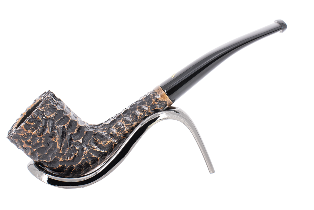 Peterson of Dublin Aran Rusticated Briar Smoking Pipe - Shape No.268