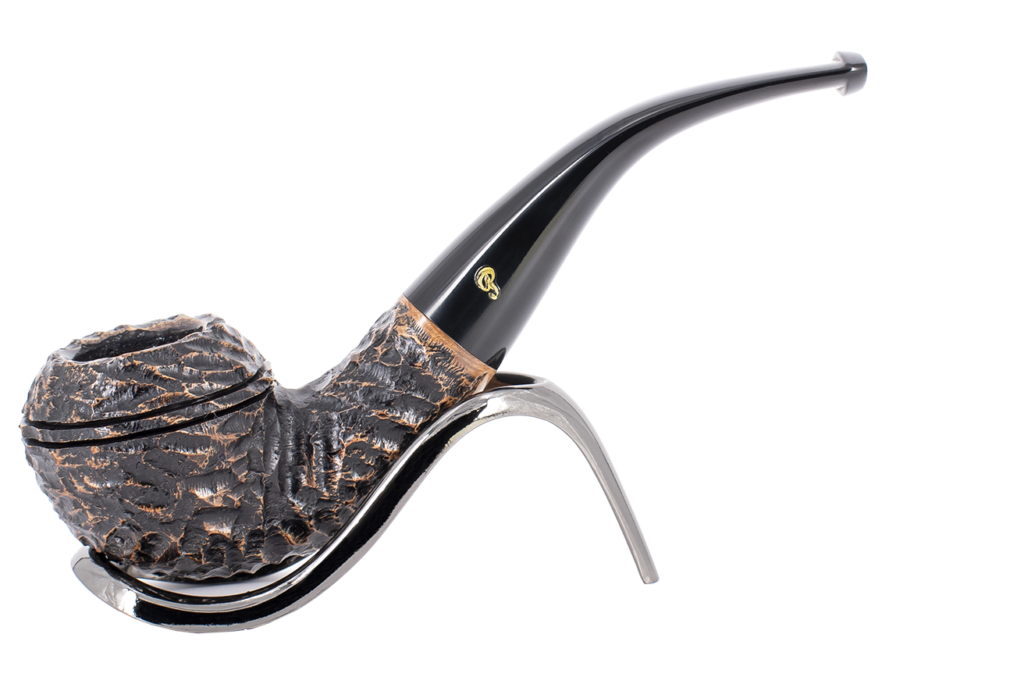 Peterson of Dublin Aran Rusticated Briar Smoking Pipe - Shape No.999