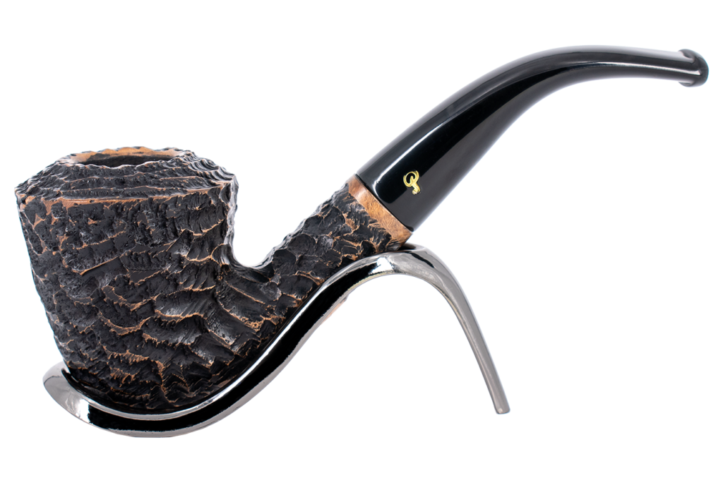 Peterson of Dublin Aran Rusticated Briar Smoking Pipe - Shape No.B10