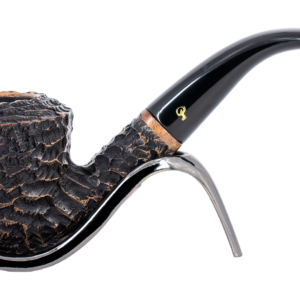 Peterson of Dublin Aran Rusticated Briar Smoking Pipe - Shape No.B10
