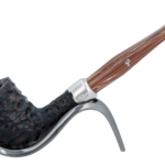 Peterson of Dublin Derry Rusticated Briar Smoking Pipe - Shape 06 - 9mm